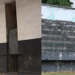 A má conservação do Estádio Caio Martins, em Niterói, pode ser constatada do lado de fora e de dentro