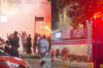 Apesar do susto, ninguém ficou ferido em incêndio