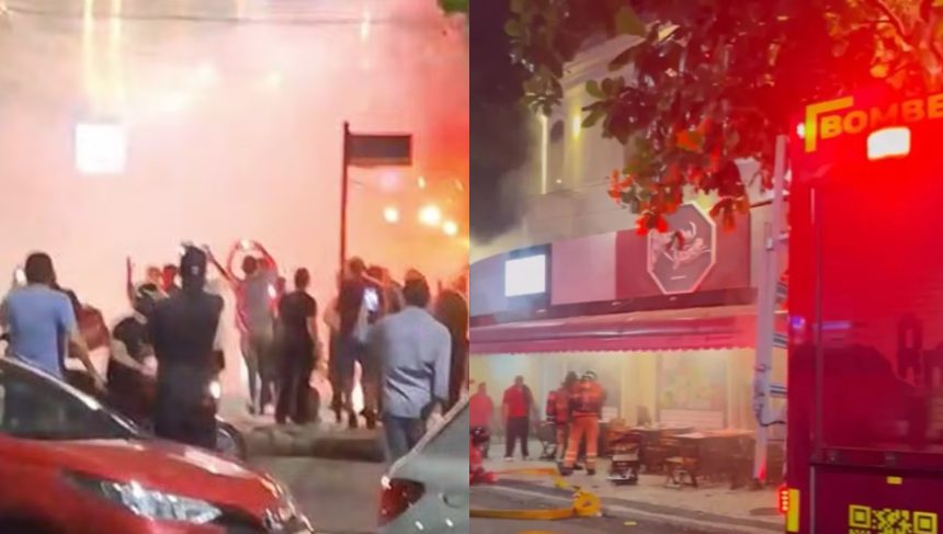 Apesar do susto, ninguém ficou ferido em incêndio