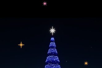 Árvore de Natal da praia de Botafogo