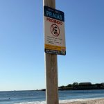Placas da Operação Verão reforçam regras de convivência e ordenamento nas praias do Rio.