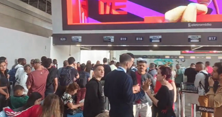 Vendaval que cancelou amis de 100 voos em SP afetou operação de aeroportos do Galeão e Santos Dumont