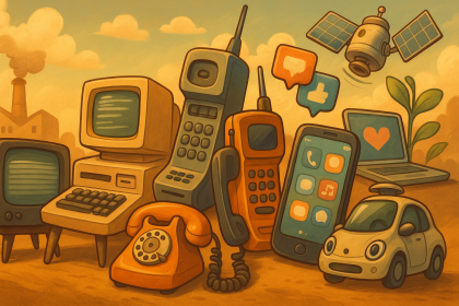 Coisa mais comum, e ridícula, do que aquelas buchas de palha de aço (Bombril era a marca mais conhecida) enfiadas nas antenas telescópicas dos aparelhos de TV? Sonhar com decodificadores, sistema 4K, wifi etc. nem o mais apaixonado leitor de Júlio Verne ousaria imaginar há poucas décadas.