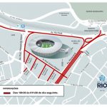 Trânsito no entorno do Maracanã passa por mudanças até a madrugada