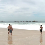 Adolescente desapareceu na altura do Posto 2 da praia de Copacabana