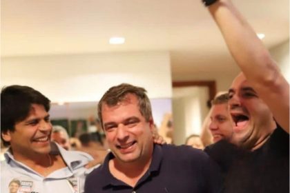 Pedro Paulo, Guilherme Schleder e Márcio Ribeiro: correção de rumos no PSD, depois da saída de Flávio Bolsonaro da disputa pelo Senado