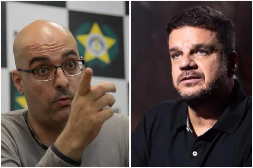 O secretário Felipe Curi e o ex-capitão do Bope Rodrigo Pimentel estão nos planos dos partidos de oposição a Eduardo Paes (PSD)