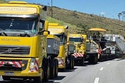 Deslocamento de carga superdimensionada vai interditar pista de subida da Serra das Araras no domingo