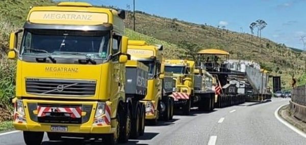 Deslocamento de carga superdimensionada vai interditar pista de subida da Serra das Araras no domingo