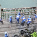 Deck irregular é demolido próximo à Praia dos Amores, na Zona Sudoeste; veja o vídeo