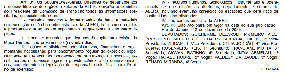 Delaroli dá o pontapé inicial na transição da presidência da Alerj 63 WhatsApp Image 2025 12 12 at 18.23.30