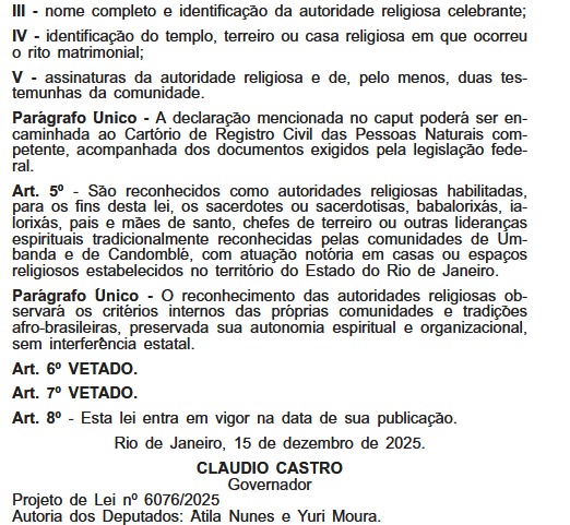 Castro sanciona lei que reconhece casamentos religiosos da Umbanda e do Candomblé 63 WhatsApp Image 2025 12 16 at 10.17.51 2