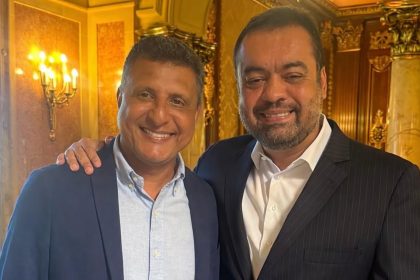 Dr.Flávio com o governador Cláudio Castro: exoneração, a pedido, para assumir vaga na Câmara dos Deputados