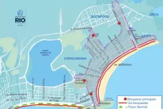 Confira as ruas que serão interditadas para o réveillon 2026