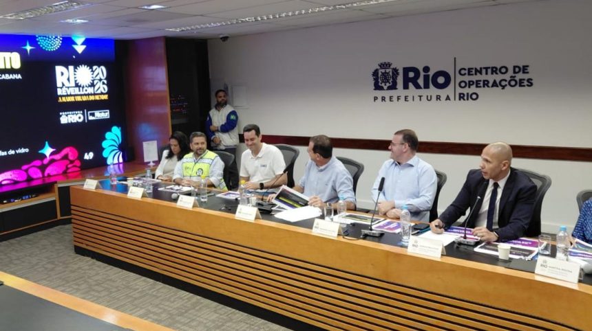 Eduardo Paes e secretários detalham ações para a festa de reveillón em coletiva nesta sexta (26).