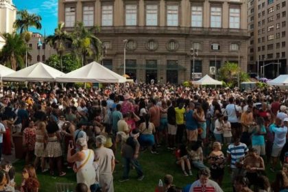 Área externa do CCBB recebe a última Feira das Yabás do ano. – Foto: Divulgação