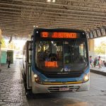 Veículo da LECD 129, uma das três novas linhas de ônibus do Rio