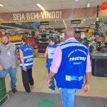 Fiscalização em mercados de Belford Roxo e Rio Bonito