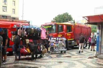 Bombeiros foram acionados à Central do Brasil e, mais tarde, voltaram após outro curto-circuito