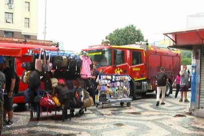 Bombeiros foram acionados à Central do Brasil e, mais tarde, voltaram após outro curto-circuito