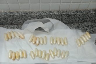 Cápsulas expelidas pelo suspeito Foto: Reprodução PF