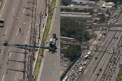 Acidente fechou três faixas da Dutra e deixou uma pessoa ferida