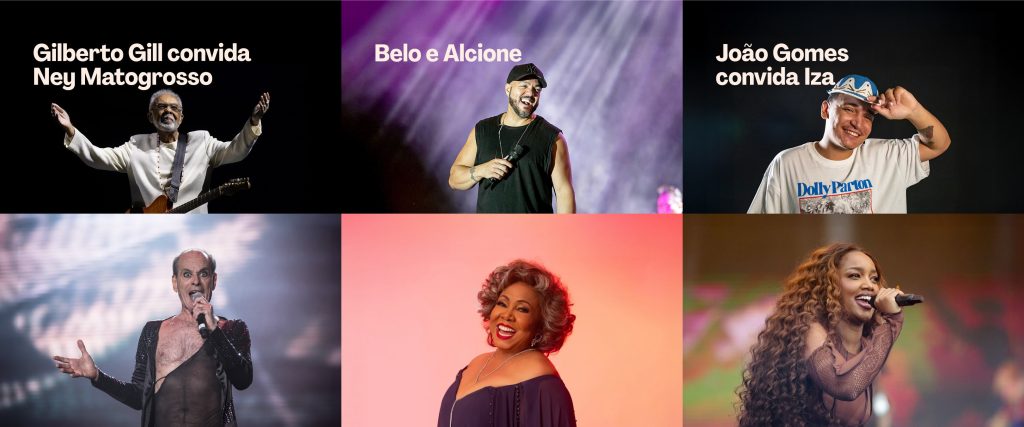 Principais atrações se apresentam em palco na altura do Copacabana Palace