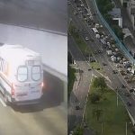 Acidente de trânsito provocou reflexos para quem vinha da Zona Portuária