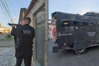 Pelo menos 10 pessoas foram presas; núcleo investigado seria responsável pela logística do CV - Foto: Divulgação/Polícia Civil