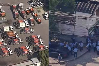 Condutores paralisados nesta segunda (01) trabalham para a Força Ambiental, terceirizada que presta serviço para a Comlurb