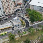 Nova via fica entre um posto de combustíveis e o Parque Esportivo da Concha Acústica - Foto: Leonardo Simplício/Prefeitura de Niterói