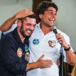 Pedro Paulo e Rodrigo Bacellar; PSD definiu posição pela manutenção da prisão do presidente da Alerj.