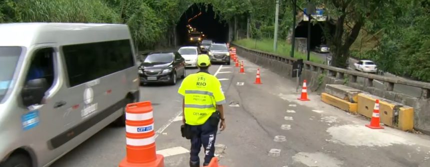 Acesso do Túnel Zuzu Angel para a rua Graça Couto, na Gávea