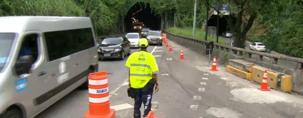 Acesso do Túnel Zuzu Angel para a rua Graça Couto, na Gávea