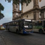 Ônibus em circulação na cidade do Rio