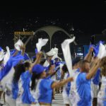 Ensaio técnico da Beija-flor na Sapucaí