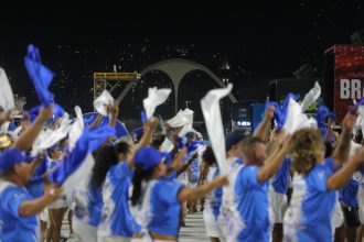 Ensaio técnico da Beija-flor na Sapucaí
