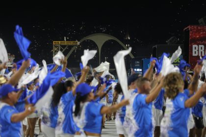 Ensaio técnico da Beija-flor na Sapucaí