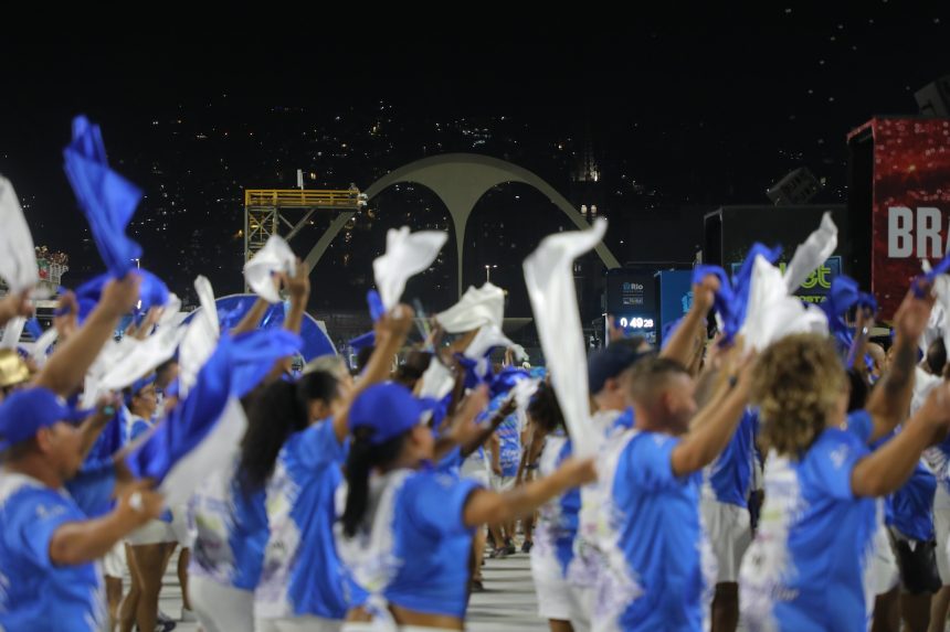 Ensaio técnico da Beija-flor na Sapucaí