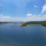 Vista aérea da Reserva Extrativista Marinha de Arraial do Cabo