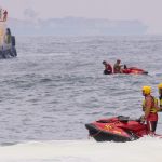 Bombeiros fazem buscar em afogamento em Copacabana no réveillon