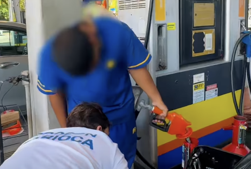 Fiscalização determinou o lacre das bombas até a realização de perícia técnica nos equipamentos do posto.