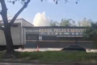 Reparo do vazamento na pode afetar o abastecimento de água por até 72h.