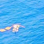 Helicóptero de táxi aéreo fez pouso forçado no mar de Cabo Frio nesta sexta-feira (2