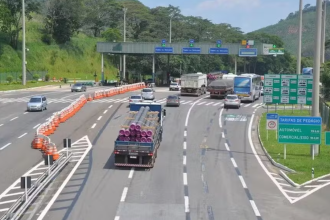 Pedágio no trecho da BR-040 entre Rio e Juiz de Fora (MG) — Foto: Divulgação
