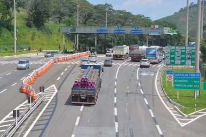 Pedágio no trecho da BR-040 entre Rio e Juiz de Fora (MG) — Foto: Divulgação