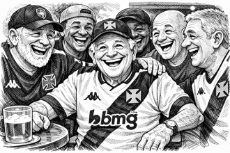 Será que desprendido é o vascaíno que aceita, com serenidade, perder para o Flamengo e ainda elogia o adversário? Se essa for a definição, estou absolvido por unanimidade. — Imagem gerada por IA