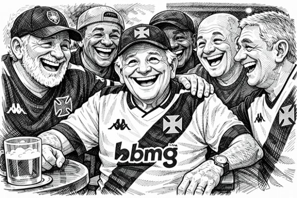 Será que desprendido é o vascaíno que aceita, com serenidade, perder para o Flamengo e ainda elogia o adversário? Se essa for a definição, estou absolvido por unanimidade. — Imagem gerada por IA