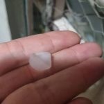 Chuva de granizo atingiu a região da Pavuna e da Região Metropolitana na tarde desta quarta-feira (14)