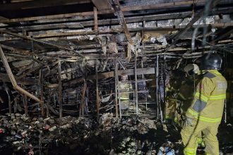 Imagens mostram destruição causada por incêndio no Shopping Tijuca